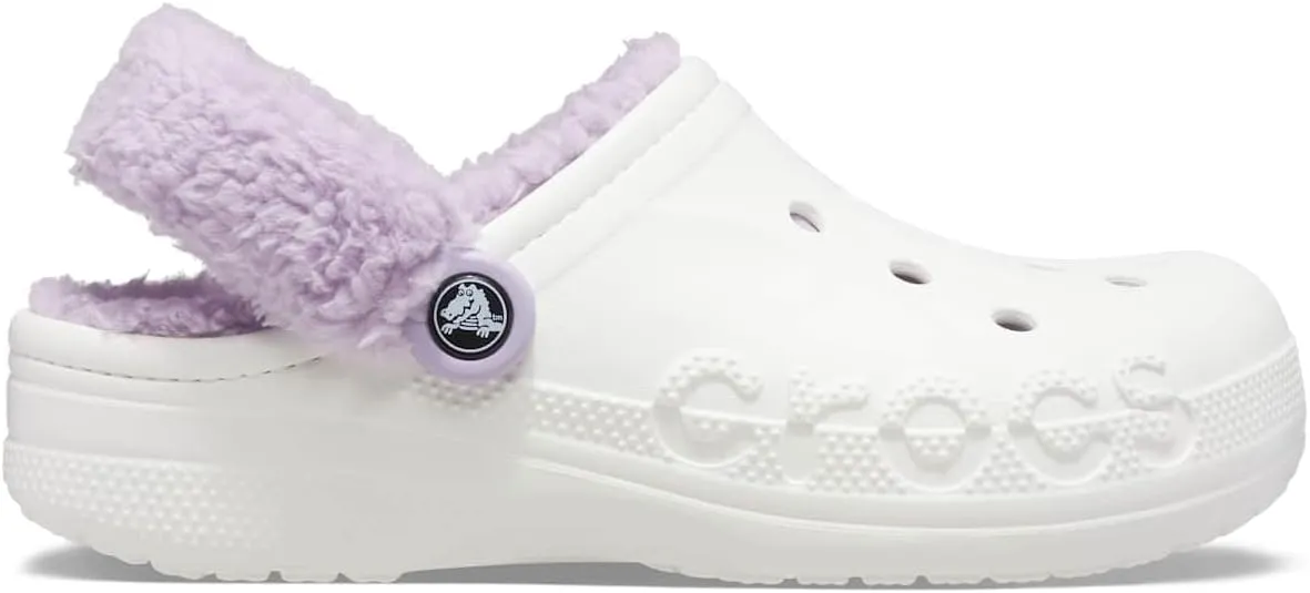 Crocs Unisex-Adult Baya Lined Fuzz Strap Clogs