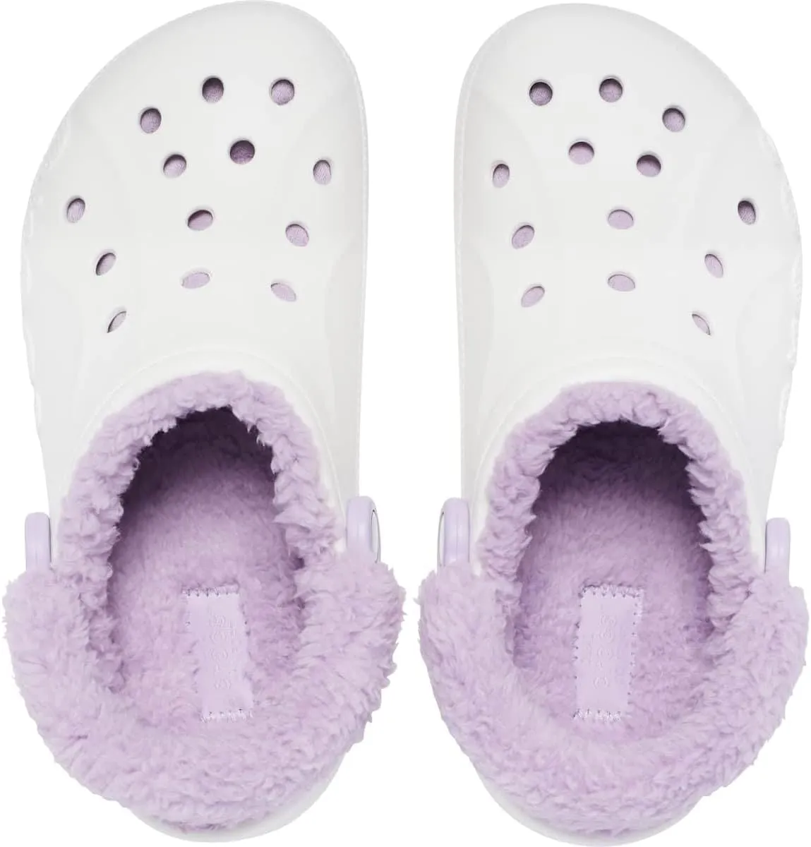 Crocs Unisex-Adult Baya Lined Fuzz Strap Clogs