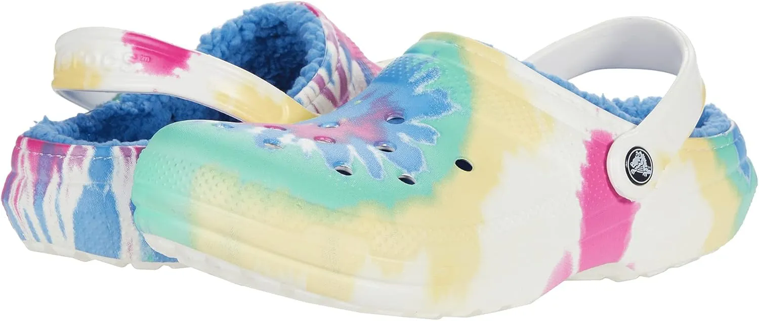 Crocs Unisex-Adult Classic Lined Tie-Dye Clog