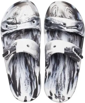 Crocs Unisex Classic Tie Dye Two-Strap Sandals Slide