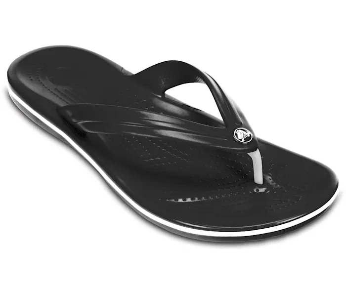 Crocs Unisex Crocband Flip Thong - Black