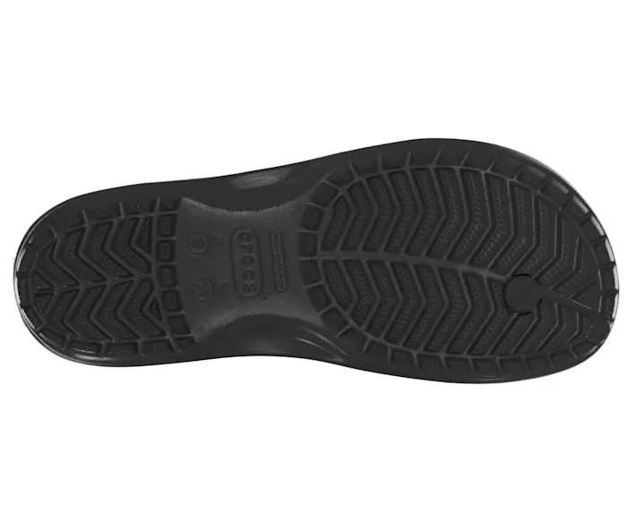 Crocs Unisex Crocband Flip Thong - Black