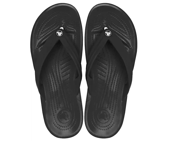 Crocs Unisex Crocband Flip Thong - Black