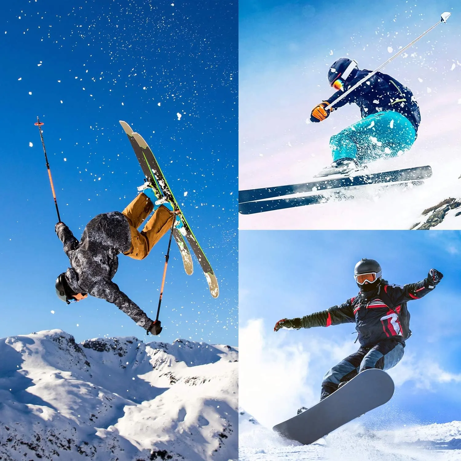 CS CELERSPORT 2/3/4 Pack Ski Socks for Men and Women Skiing, Snowboarding, Winter Performance Socks