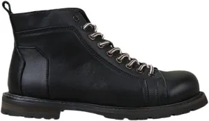 CSCDD Men's High-top Lace-up Casual Boots Flat Breathable Comfortable Oxford Shoes Leather Inside Suitable for Travel Mountaineering