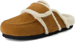 CUSHIONAIRE Women's Nero Genuine Suede clog with  Comfort, Wide Widths Available