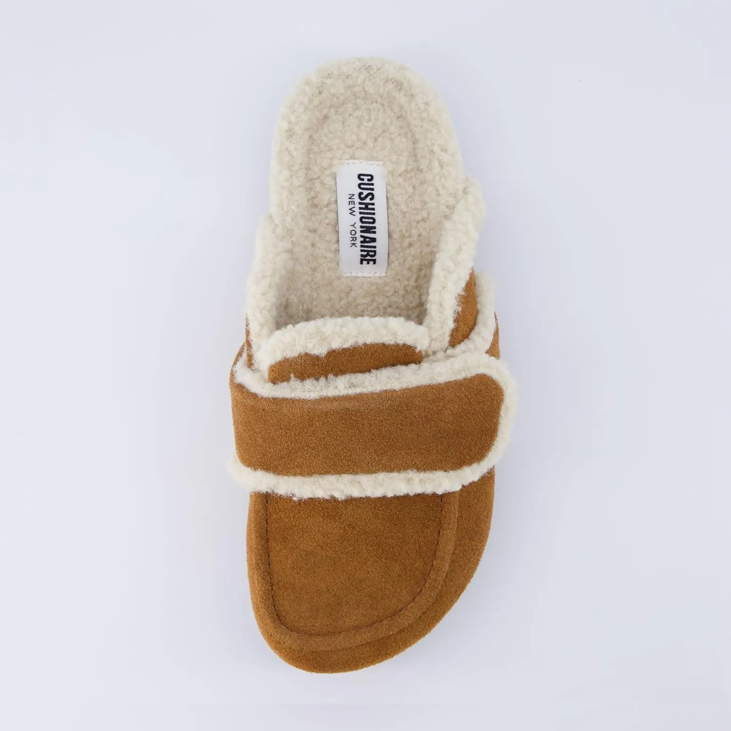 CUSHIONAIRE Women's Nero Genuine Suede clog with  Comfort, Wide Widths Available