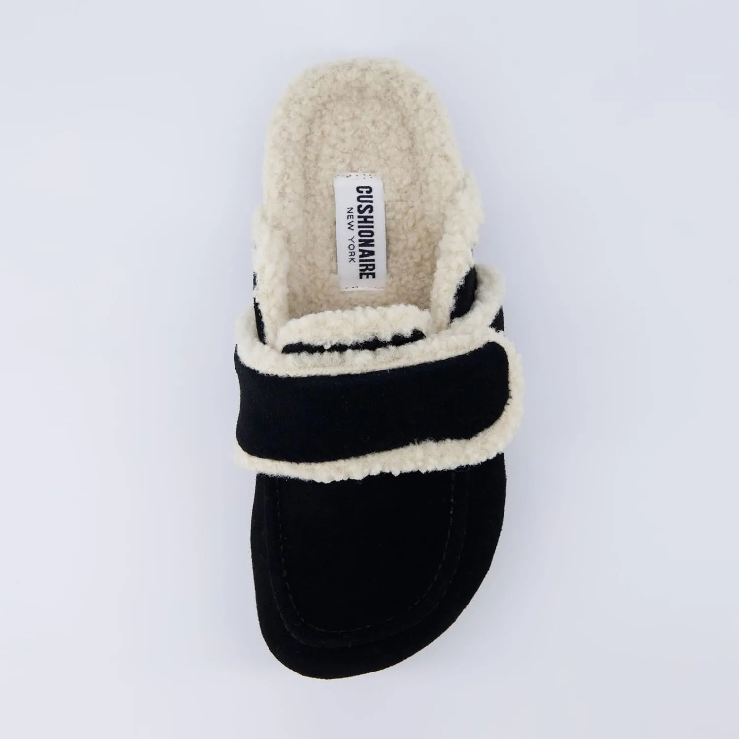CUSHIONAIRE Women's Nero Genuine Suede clog with  Comfort, Wide Widths Available