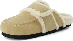 CUSHIONAIRE Women's Nero Genuine Suede clog with  Comfort, Wide Widths Available