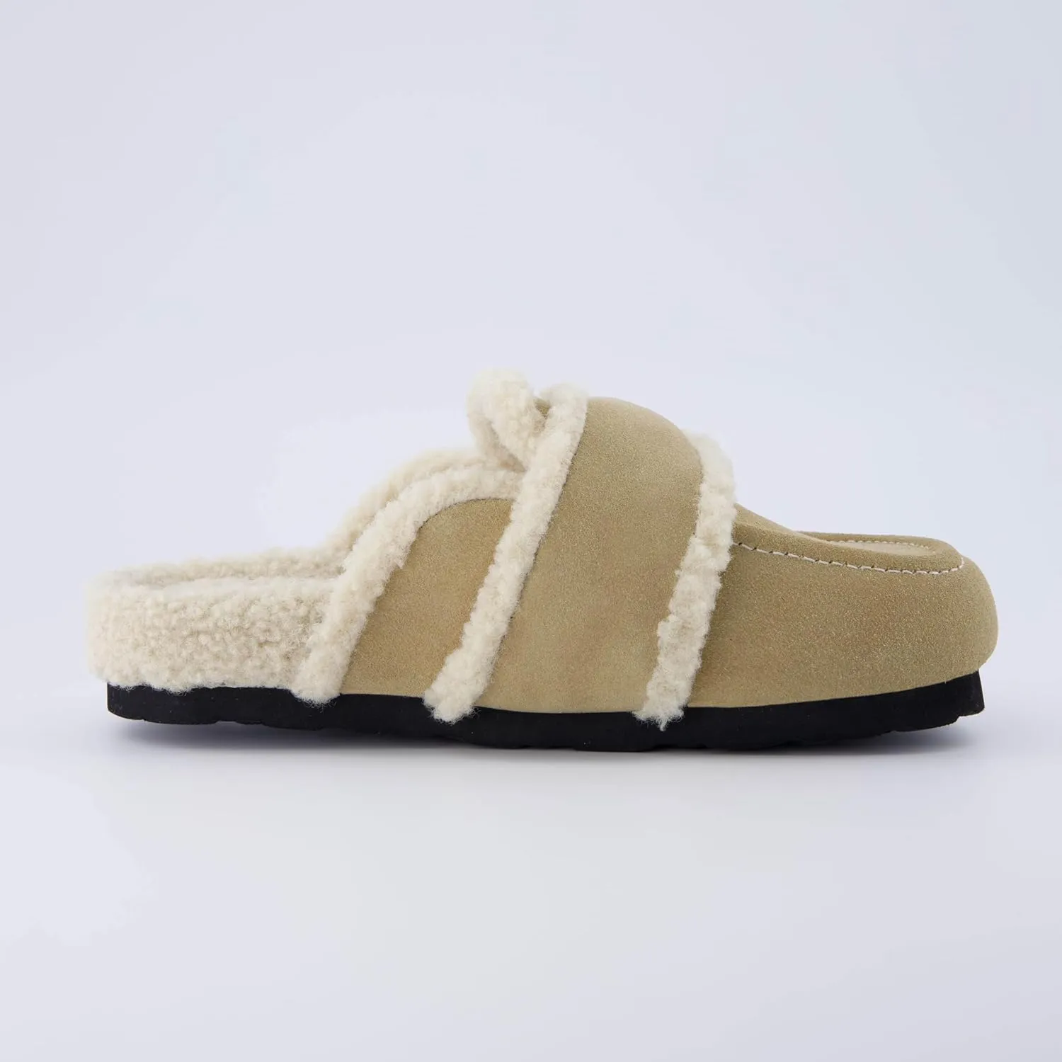 CUSHIONAIRE Women's Nero Genuine Suede clog with  Comfort, Wide Widths Available