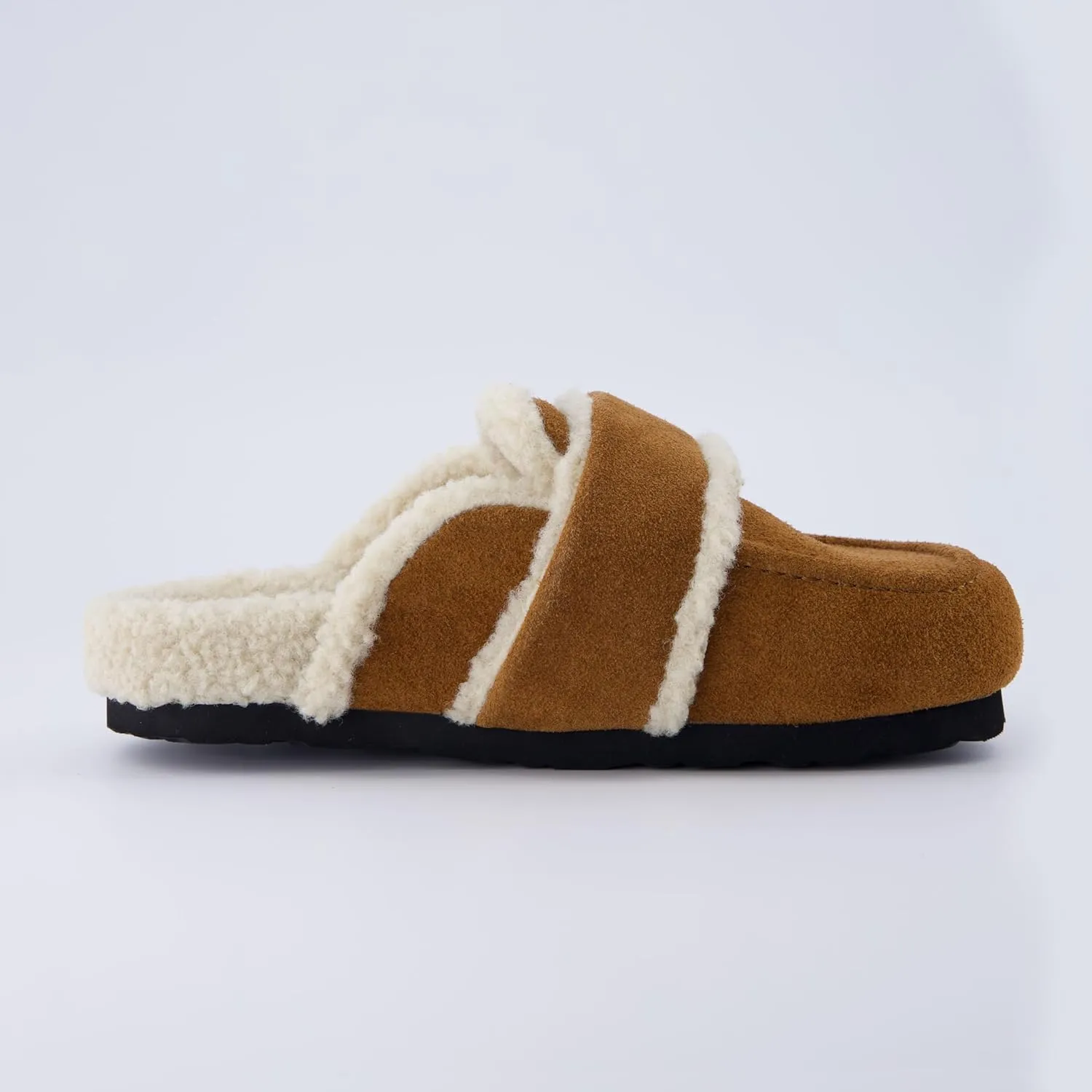 CUSHIONAIRE Women's Nero Genuine Suede clog with  Comfort, Wide Widths Available