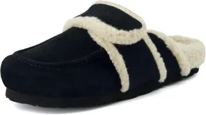 CUSHIONAIRE Women's Nero Genuine Suede clog with  Comfort, Wide Widths Available