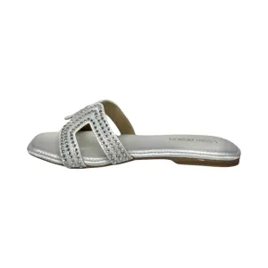 Cushioned Satin Slides