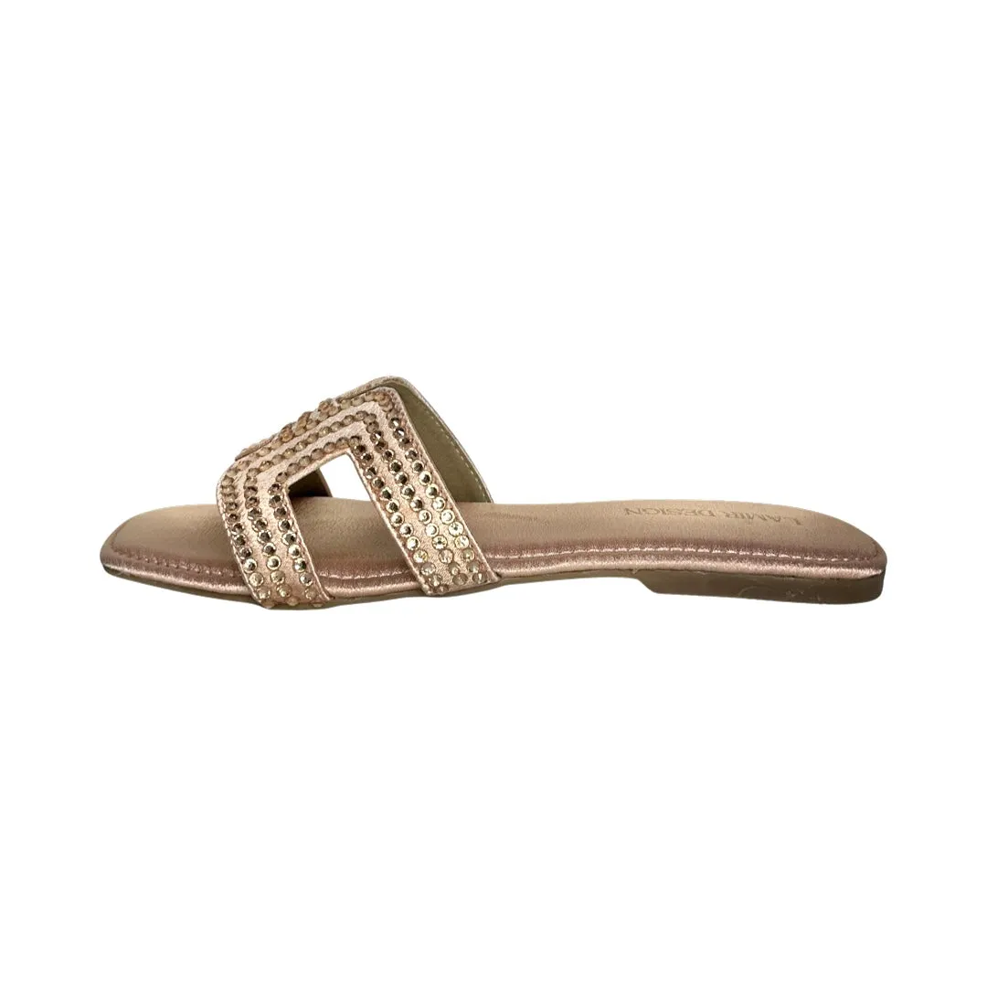 Cushioned Satin Slides