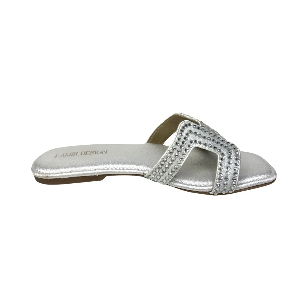 Cushioned Satin Slides