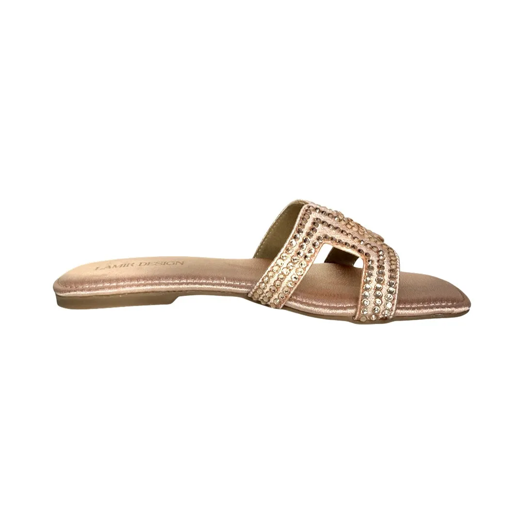 Cushioned Satin Slides