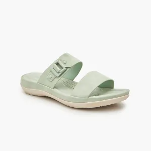 Cushioned Slides with Straps