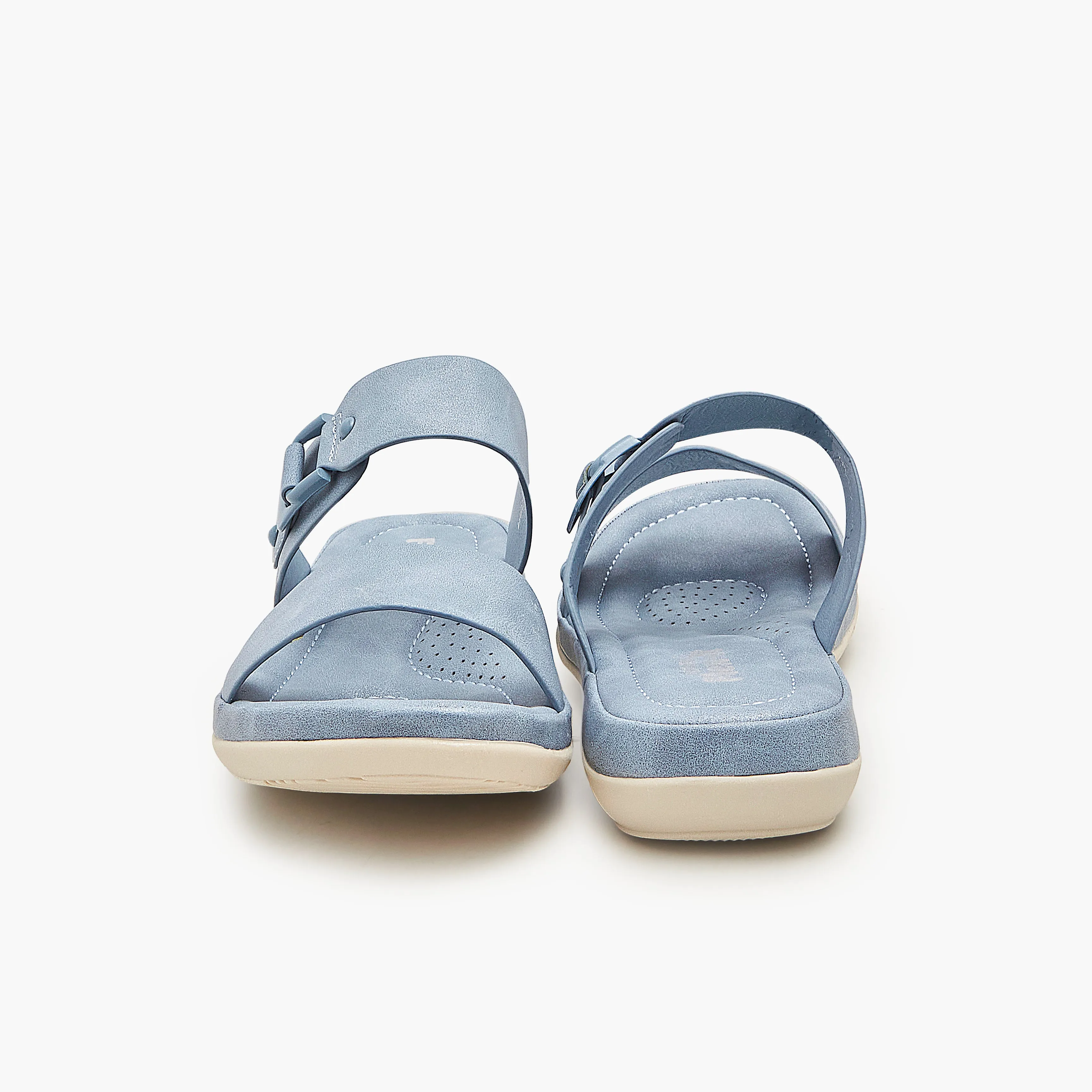 Cushioned Slides with Straps