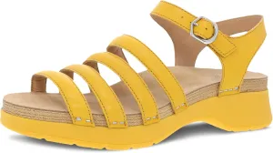 Dansko Roxie Strappy Sandal for Women - Colorful and Stylish Shoe with a Cushioned Footbed- All-Day Legendary Comfort
