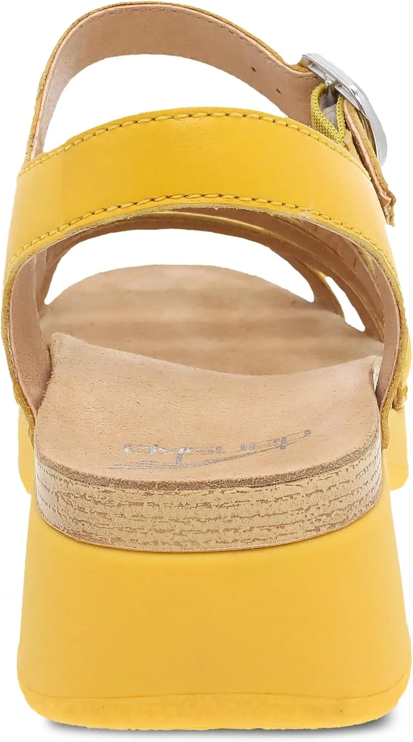 Dansko Roxie Strappy Sandal for Women - Colorful and Stylish Shoe with a Cushioned Footbed- All-Day Legendary Comfort