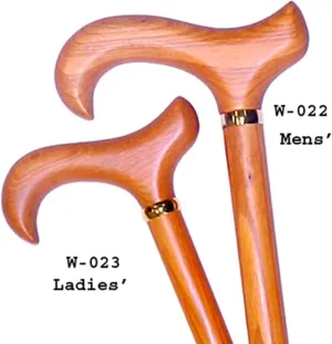 Deluxe Ladie's Derby Gold Maplewood Stick Walking Poles, Multicolor