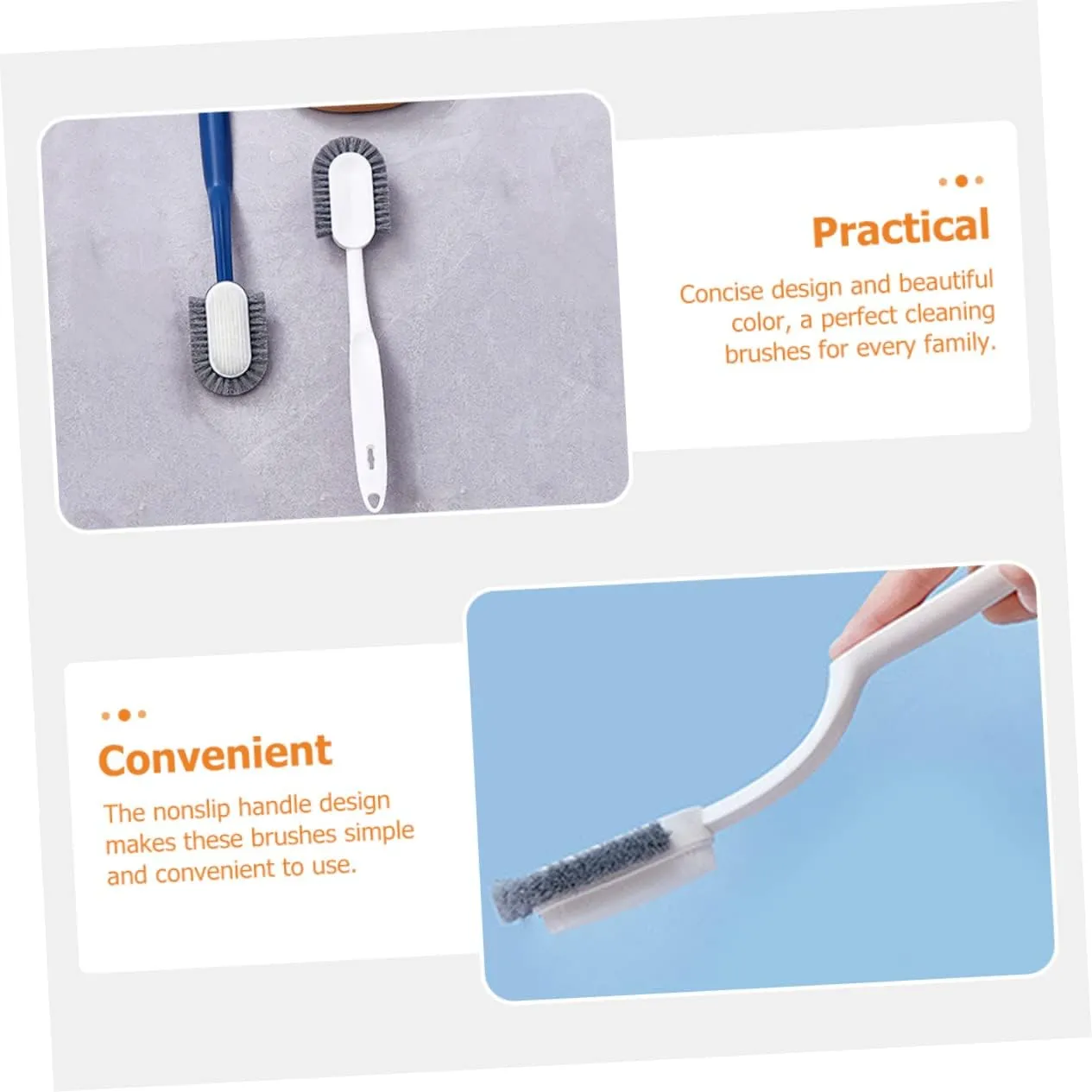Didiseaon 5pcs Shoe Cleaning Brushsoft Cleaning Brush Hanging Brush Bathroom Brush Electric Outdoor Shoe Scraper Cleaner Brush Long Handle Cleaner