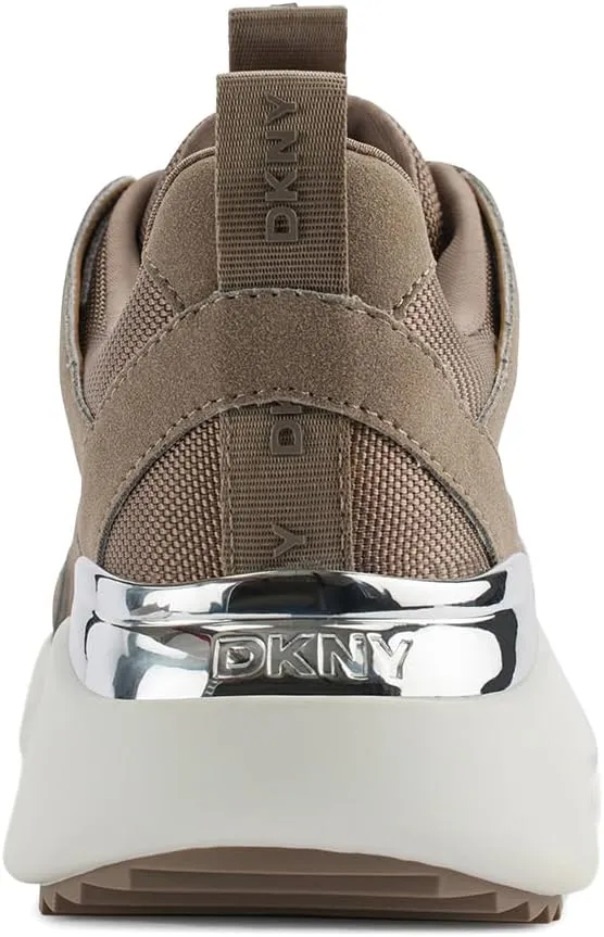 DKNY Women's Zofi Lace Up Sneaker with Logo
