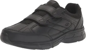 Dr. Scholl's - Men's Brisk Light Weight Dual Strap Sneaker, Wide Width (11 Wide, Black)