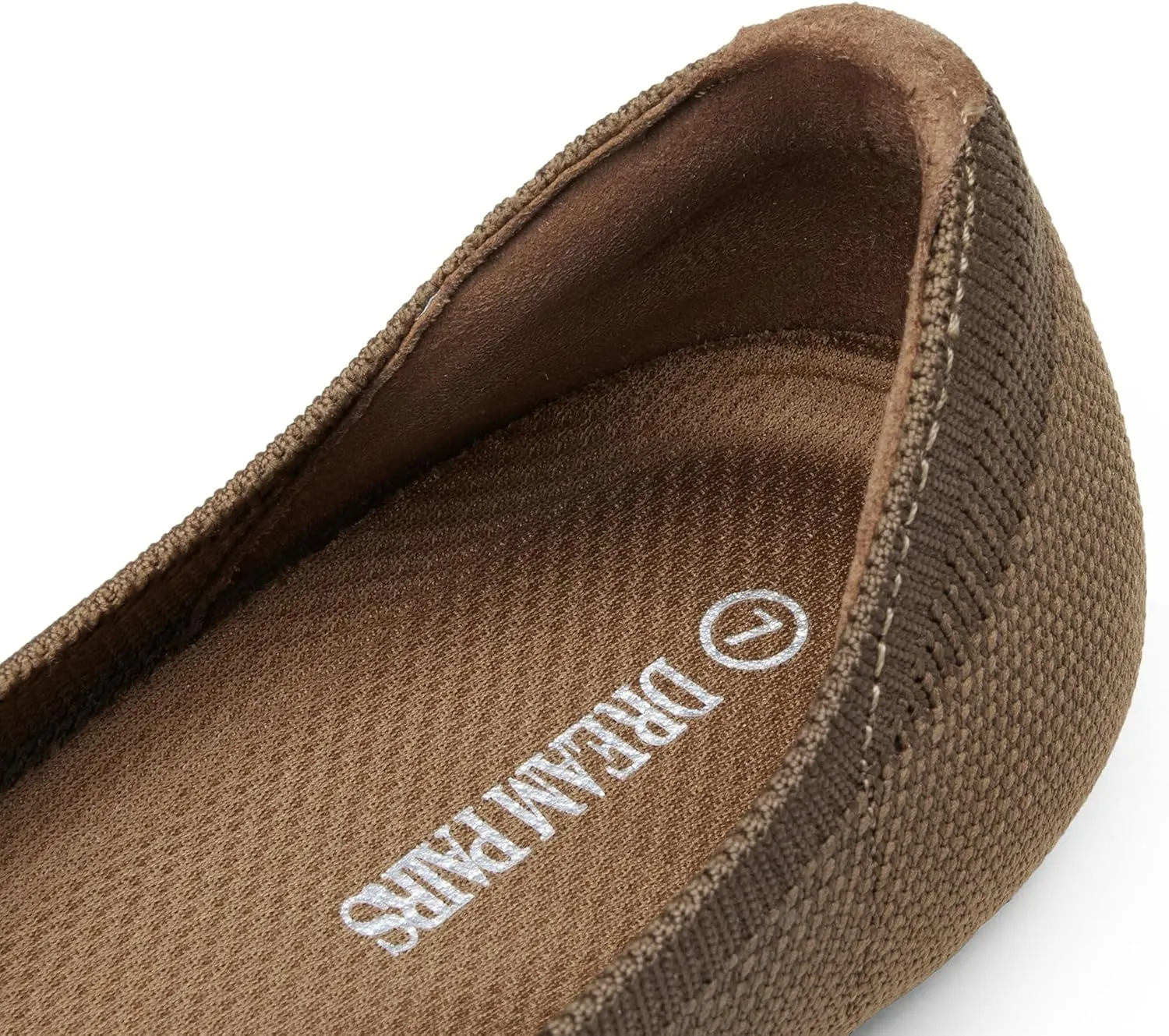 DREAM PAIRS Wide Ballet Flats Shoes for Women, Width Foldable Knit Women's Flats with Arch Support, Comfortable Shoes for Women Dressy Casual Work Office