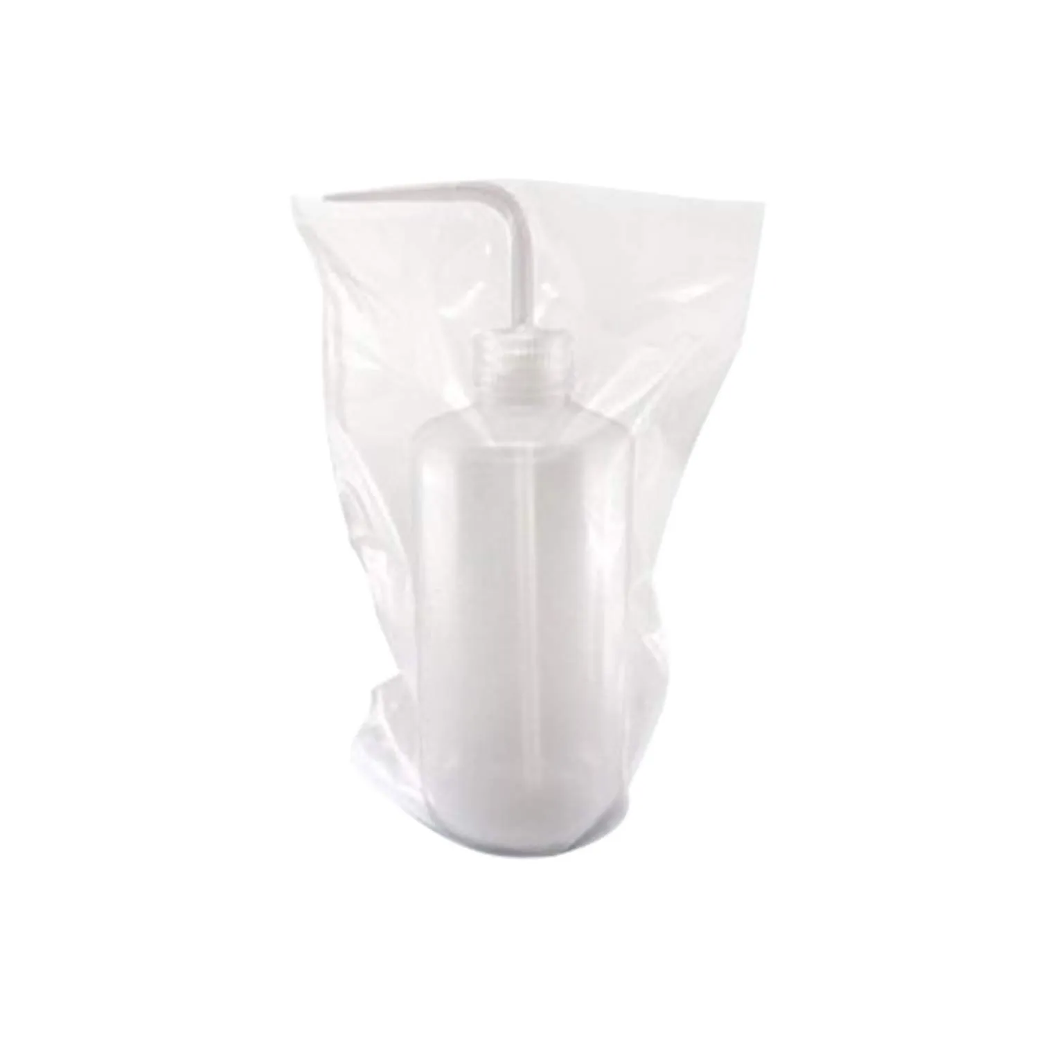 Dynarex 2164 Transparent Disposable Plastic Bag for Protecting Bottle, Non-Sterile and Latex-Free, Medium, 6" x 8", Pack of 500