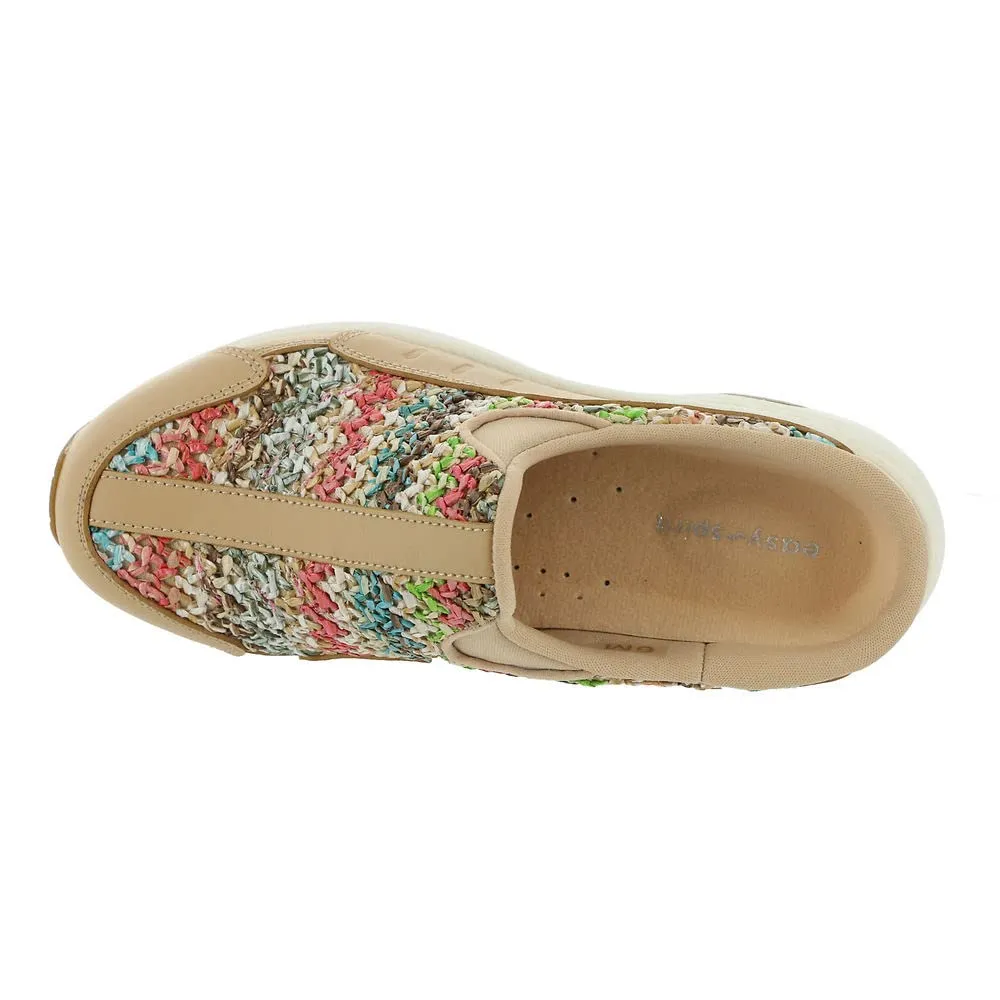 Easy Spirit Traveltime Mule Womens Slip On 75 BM US NaturalMulti