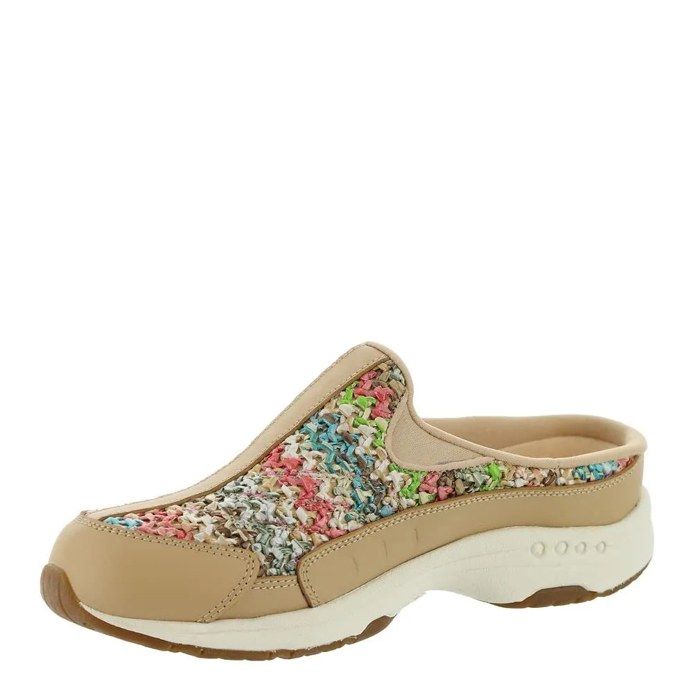 Easy Spirit Traveltime Mule Womens Slip On 75 BM US NaturalMulti