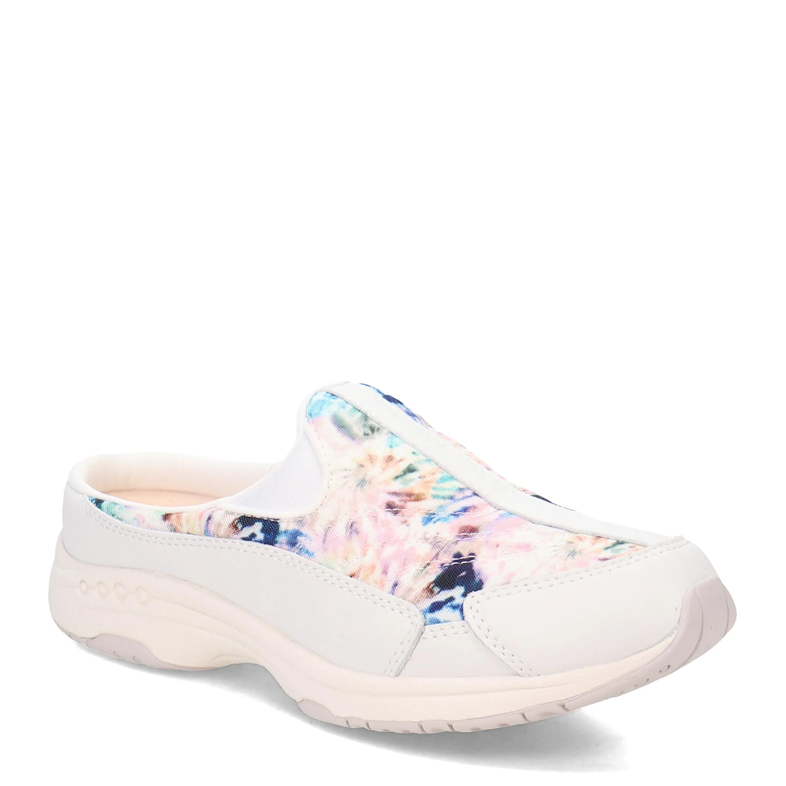 Easy Spirit Traveltime Mule Womens Slip On 75 BM US WhiteMultiTie Dye