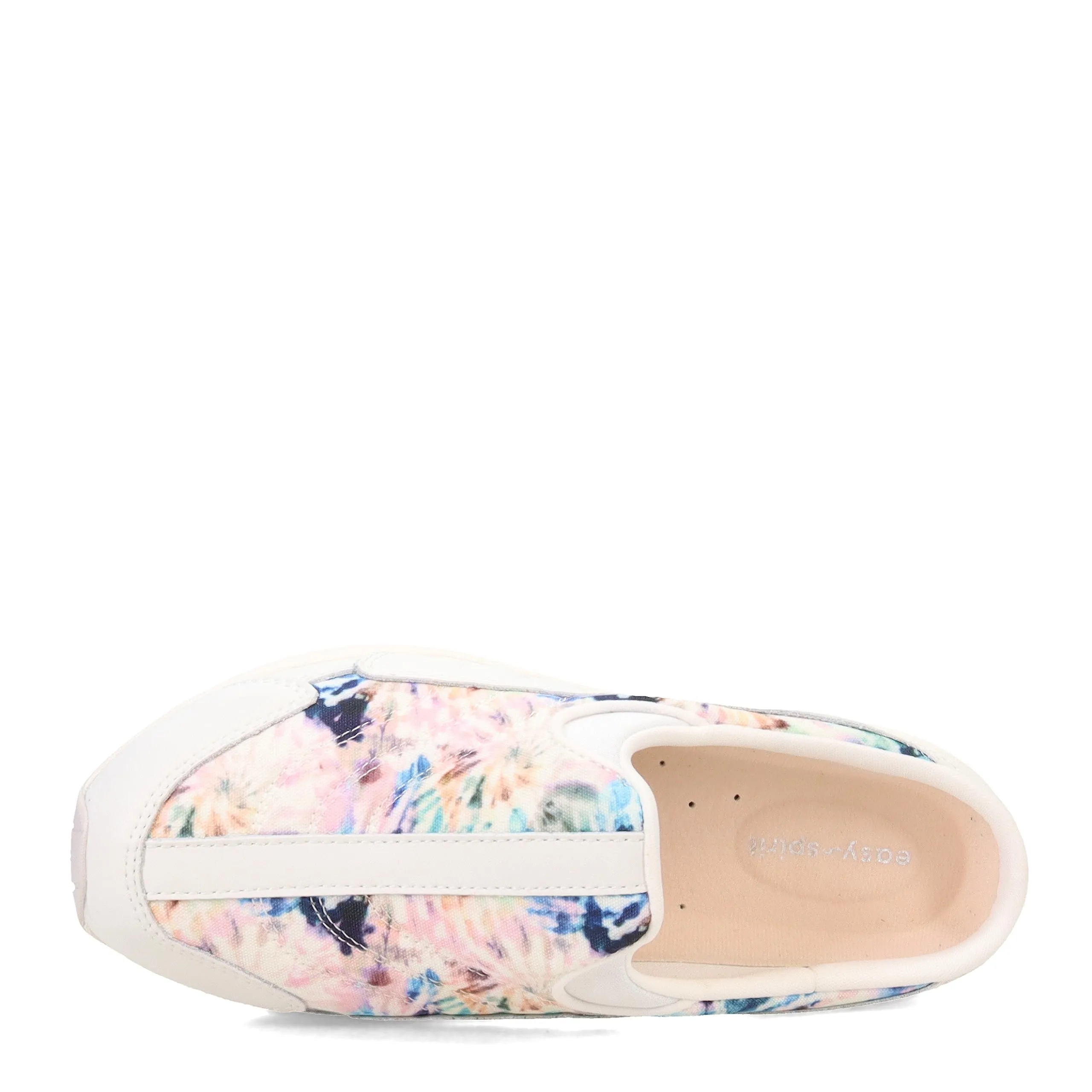 Easy Spirit Traveltime Mule Womens Slip On 75 BM US WhiteMultiTie Dye