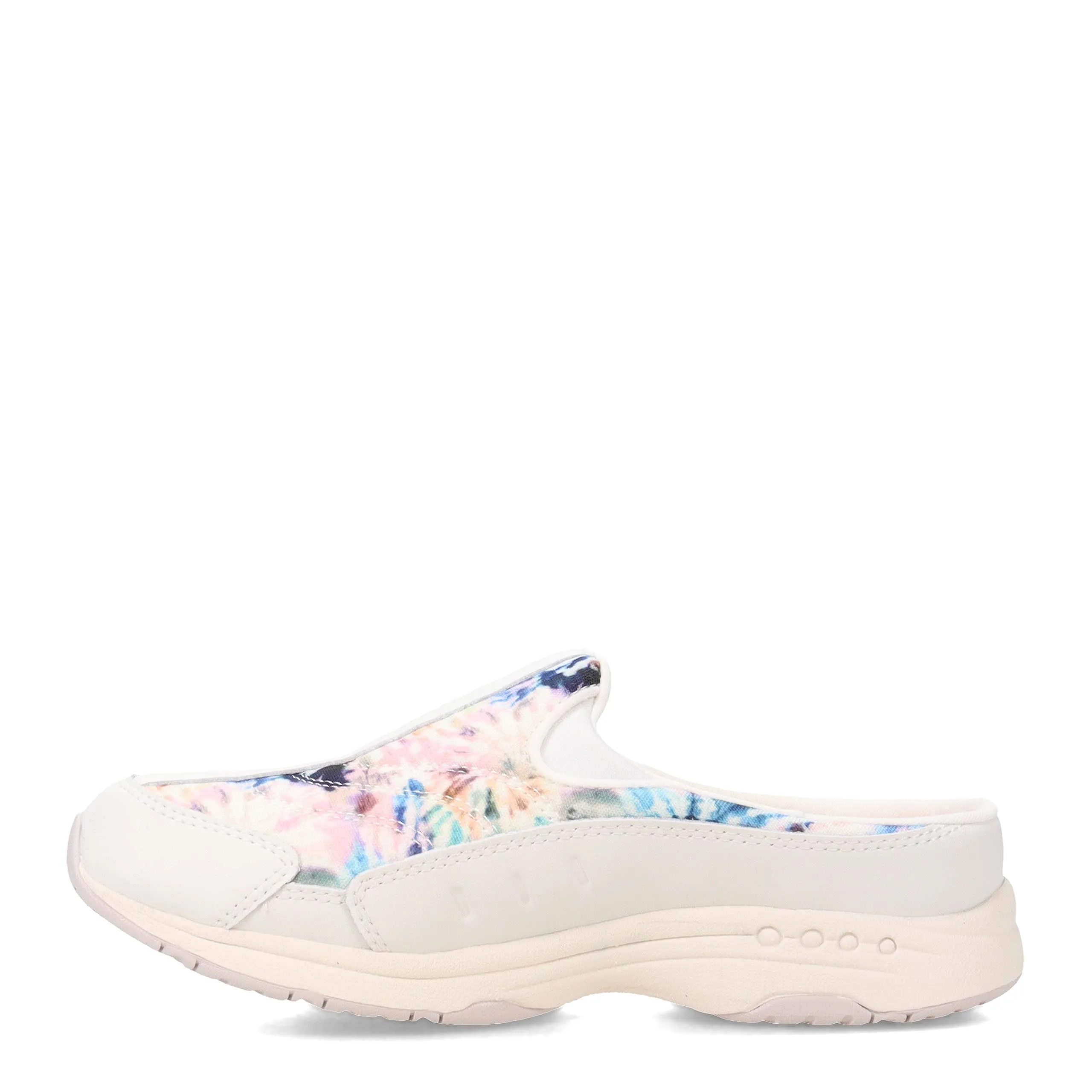 Easy Spirit Traveltime Mule Womens Slip On 75 BM US WhiteMultiTie Dye