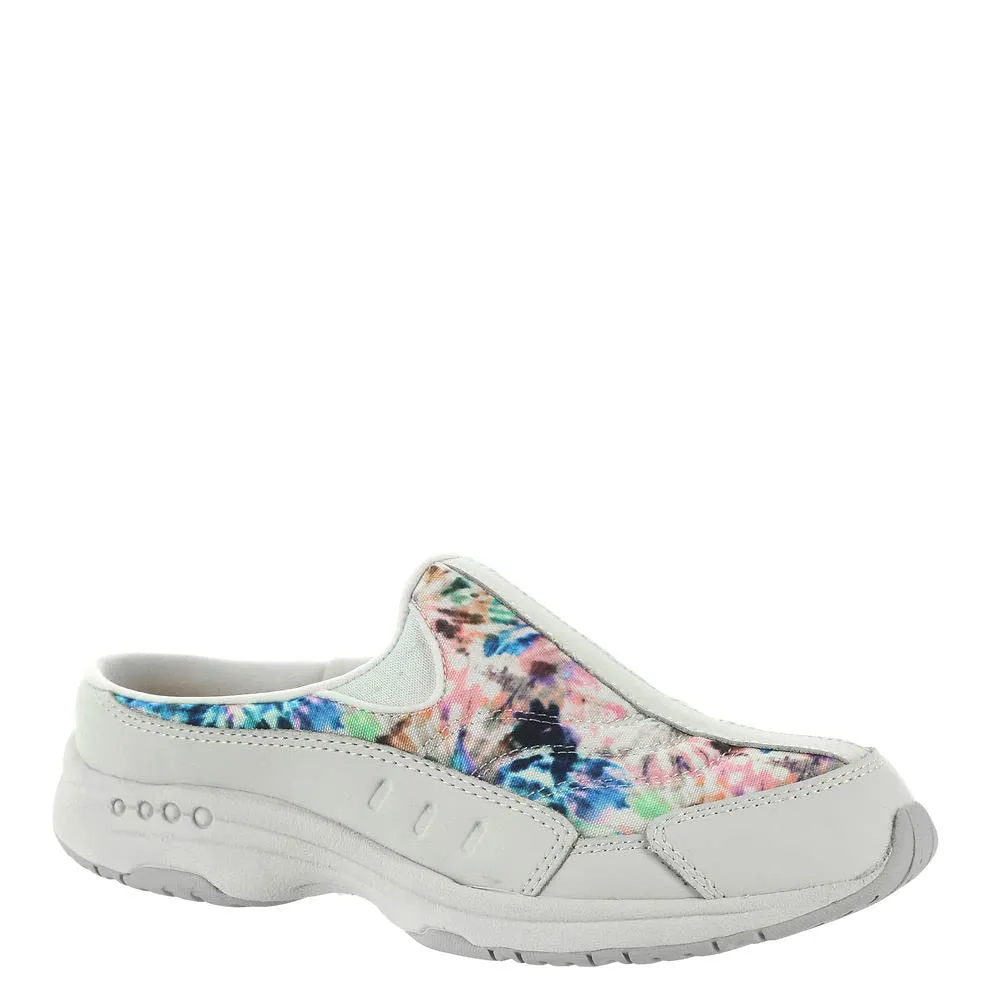 Easy Spirit Traveltime Mule Womens Slip On 8 BM US WhiteMultiTie Dye
