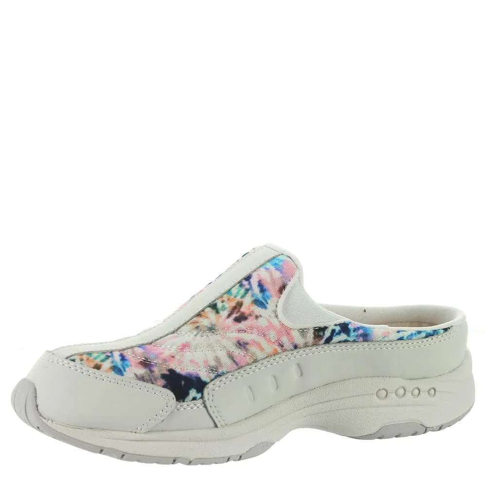 Easy Spirit Traveltime Mule Womens Slip On 8 BM US WhiteMultiTie Dye