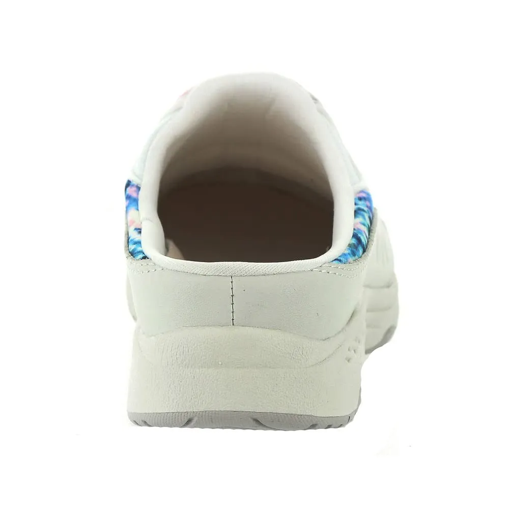 Easy Spirit Traveltime Mule Womens Slip On 8 BM US WhiteMultiTie Dye