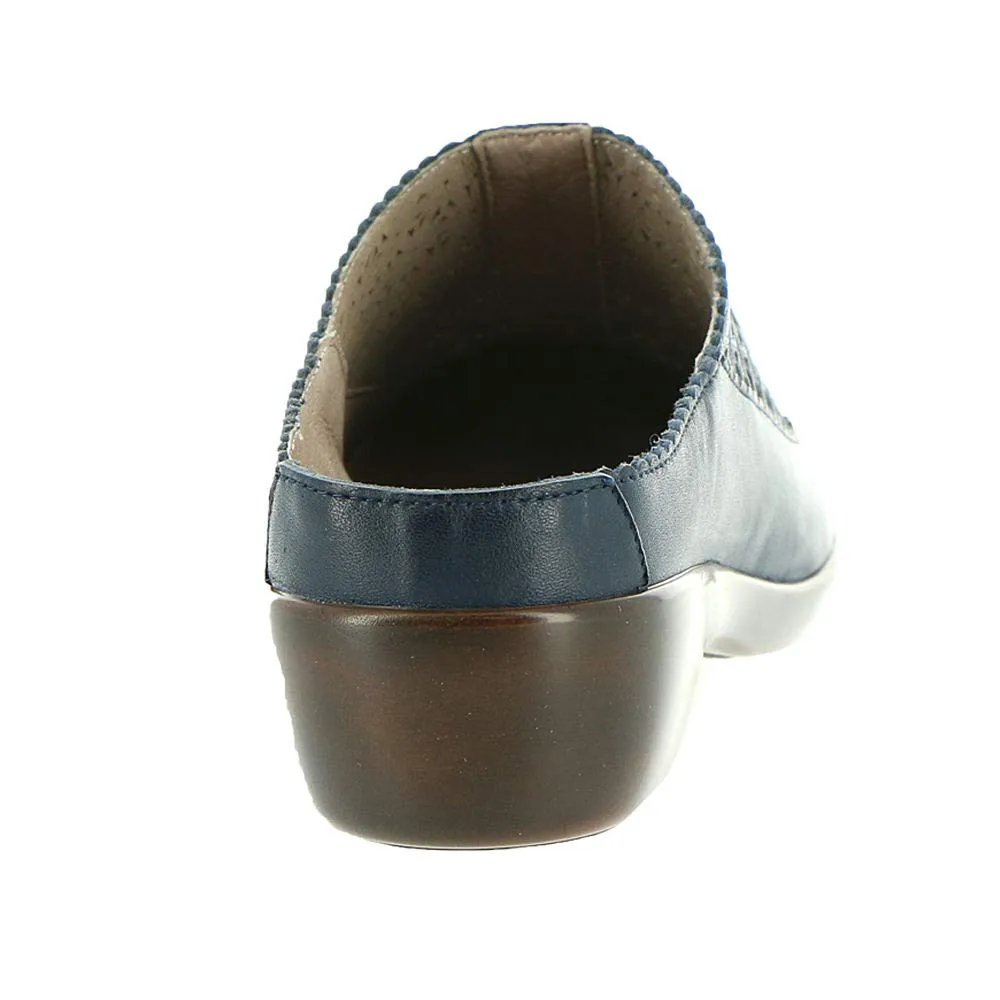 Easy Spirit womens Dusk Mule, Blue 400, 10 Wide US