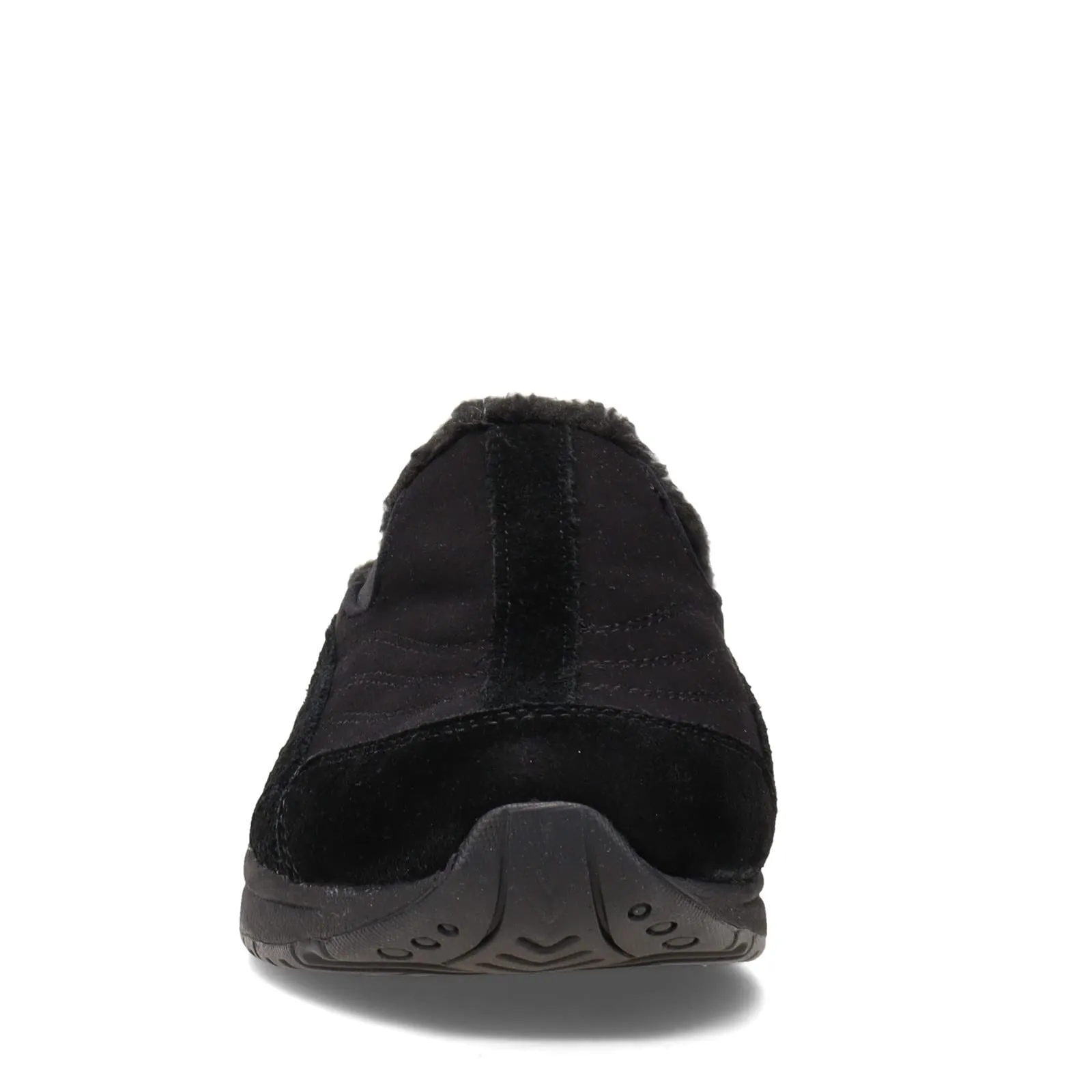 Easy Spirit Women's Travelfuzz Mule, Black 001, 9.5 Wide