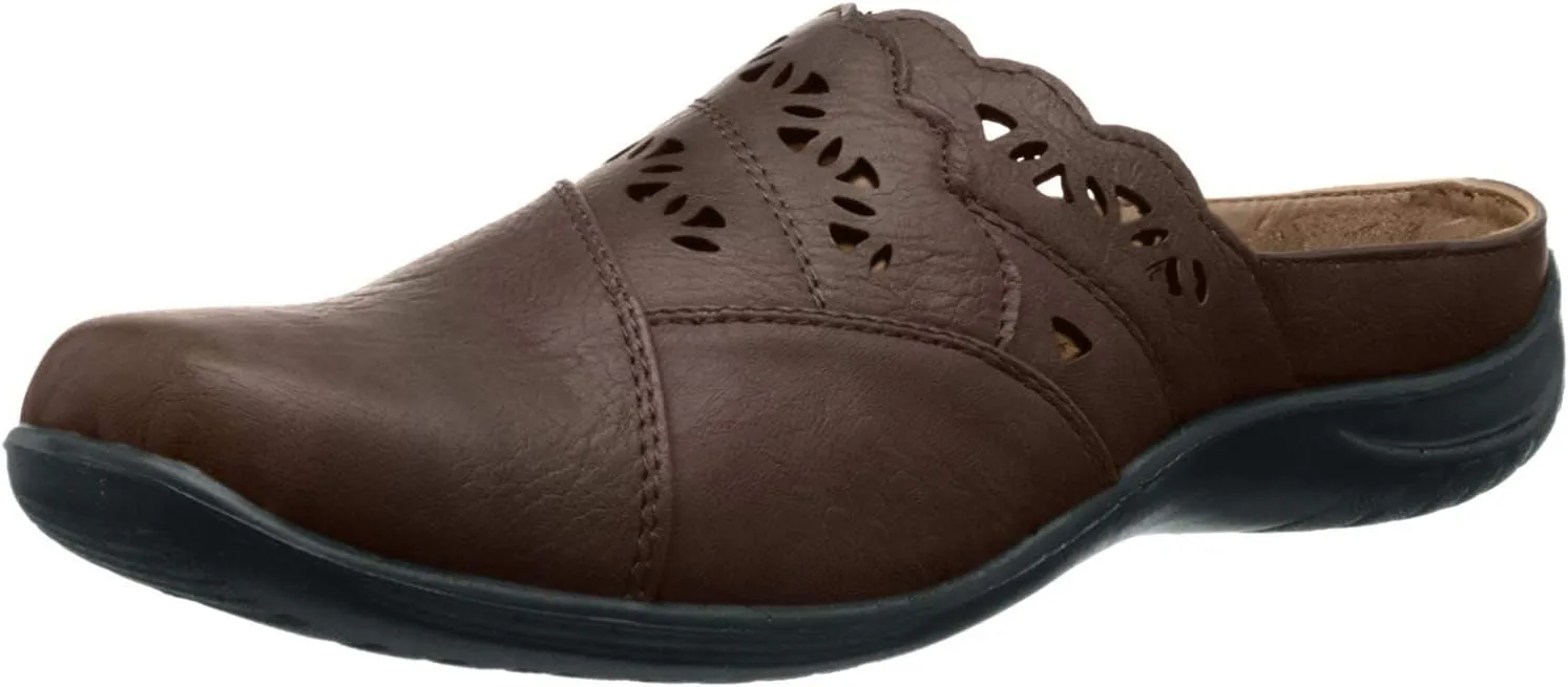 Easy Street Women's Forever Mule, Tan, 12 Wide