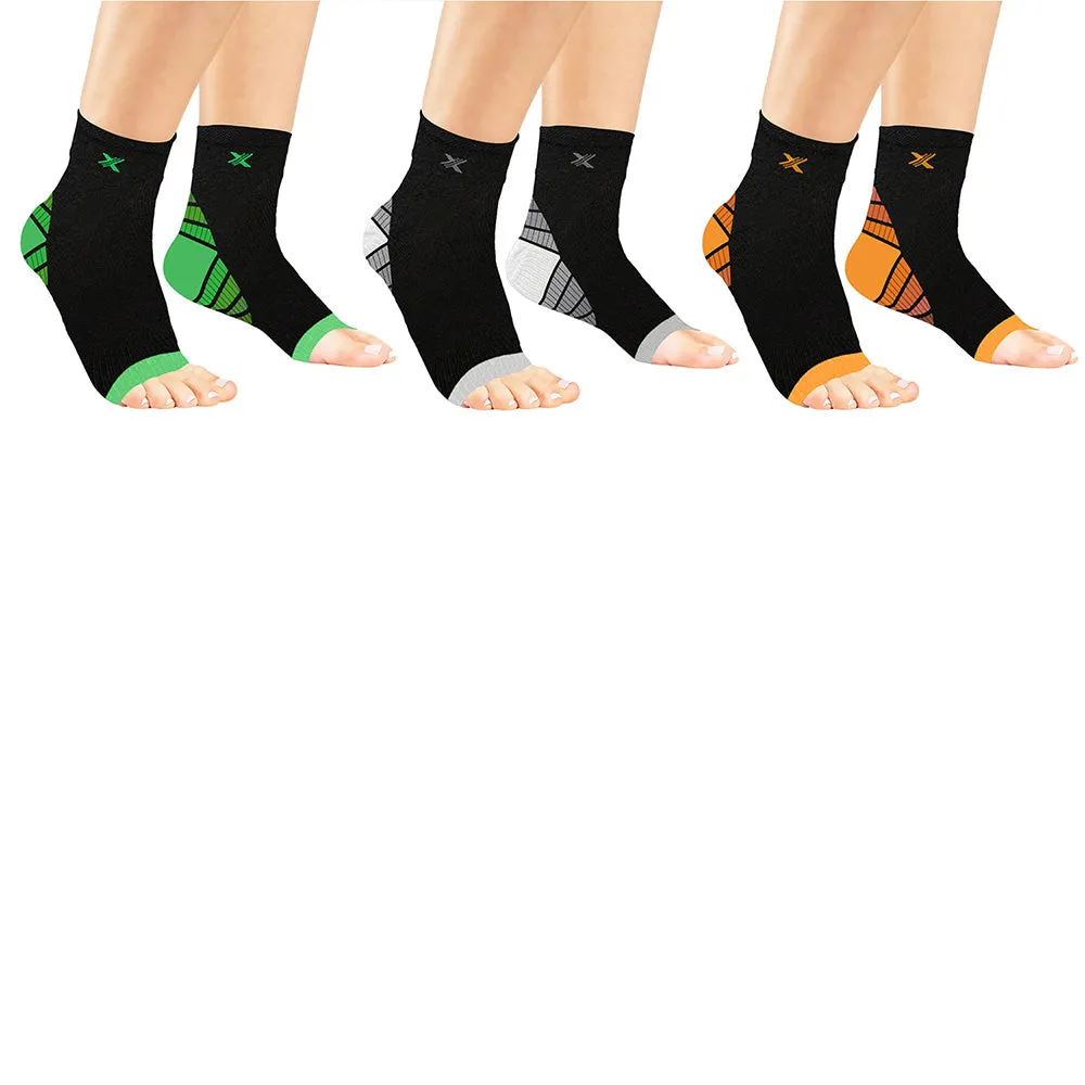 Elite Lightweight Ankle Compression Sleeves (3 Pairs)