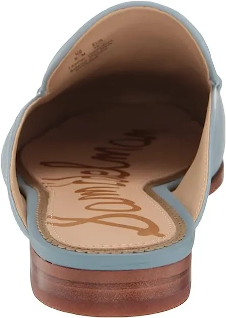 Embellished Almond Fast-moving sale Slip Chain Sky Flat Sam Toe Aspen On Edelman Mules Autumn sale Linnie