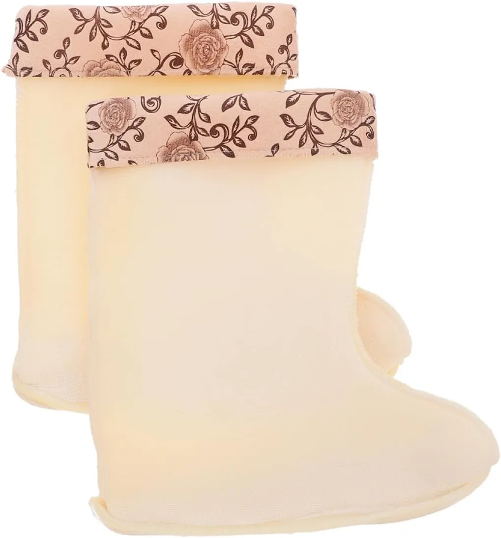 Essential Winter Warmth: 1 Pair Waterproof Women's Boot Liners Soft Cotton for Rain Boots and Outdoor Adventures