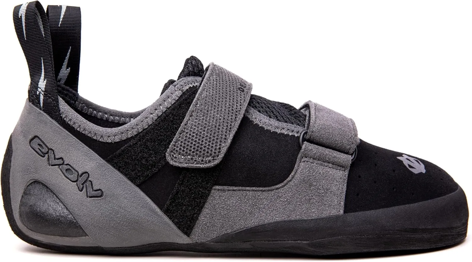 EVOLV Defy Rock Climbing Shoe for Entry-Level Bouldering & Indoor Climbing - Black/Gray - 11