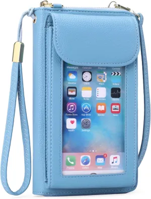 FALAN MULE Small Cell Phone Crossbody Bag Purse for Women, PU Leather Wallet Purse…