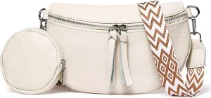FALAN MULE Small Crossbody Bag for Women Trendy Design Genuine Leather Shoulder Handbags with Adjustable Strap