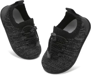 FEETCITY Baby Shoes Boys Girls First Walking Shoes Infant Sneakers Crib Shoes Breathable Lightweight Slip On Shoes