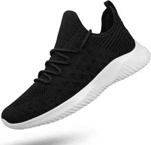 Feethit Womens Slip On Walking Shoes Non Slip Running Shoes Breathable Workout Shoes Lightweight Gym Sneakers
