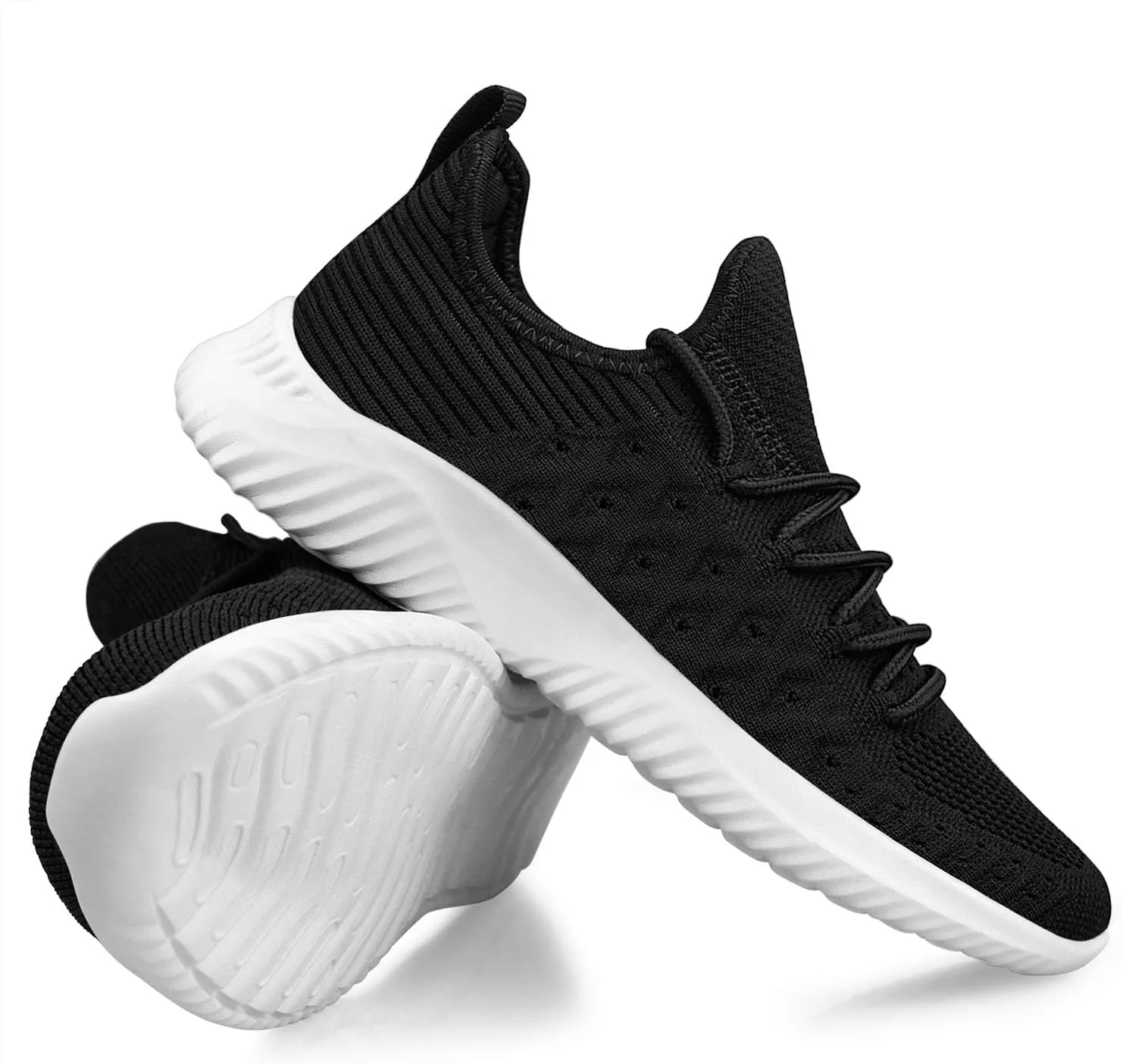 Feethit Womens Slip On Walking Shoes Non Slip Running Shoes Breathable Workout Shoes Lightweight Gym Sneakers